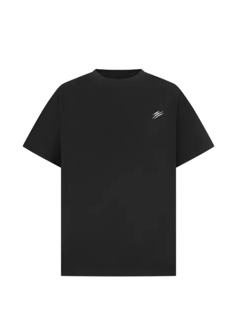 Plein Sport Chrome Scratch T-shirt Black PAFCMTK8981SJY001N