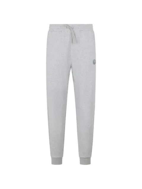 Plein Sport logo-patch track pants Grey SAFCMJT2788STE003N