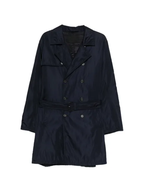 Prada Pre-Owned 2000s double-breasted raincoat Blue PR540AHA