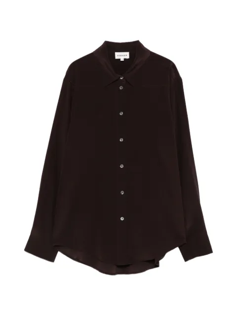 P.A.R.O.S.H. Sweet button shirt Brown SWEET26D380644