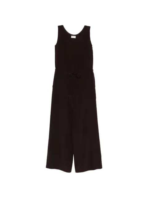P.A.R.O.S.H. Sweet drawstring sleeveless jumpsuit Brown SWEET26D790543
