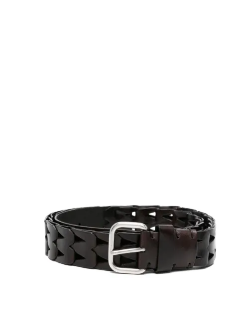 P.A.R.O.S.H. cut-out detail leather belt Brown TANBELTD040189
