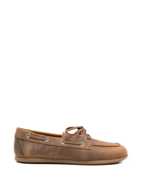 P.A.R.O.S.H. lace-up fastening loafers Brown WASHOED070303