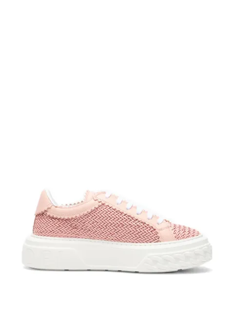Casadei woven flatform sneakers Pink 2X822P0201HANOI
