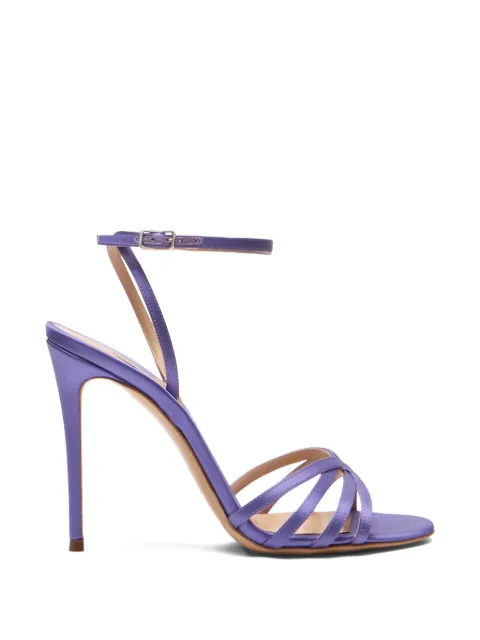 Casadei Julia satin sandals Purple 1L420B1001SATIN