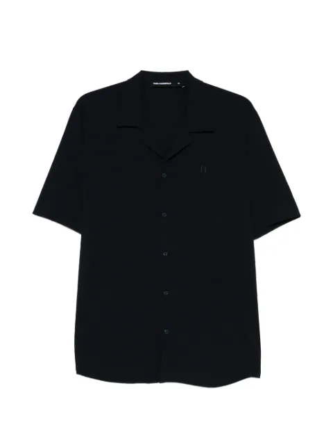 Karl Lagerfeld short-sleeve casual shirt Blue 60594260562034