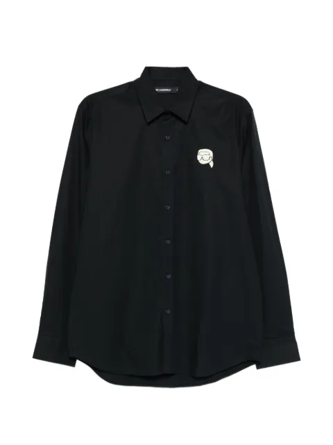 Karl Lagerfeld logo detail shirt Blue 60593060562975