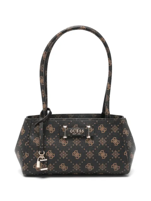 GUESS USA Carrie logo-charm tote bag Brown GP989808