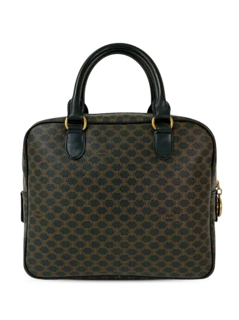 Celine Pre-Owned 1996 Macadam Coated Canvas Blason handbag Brown 5CM3EH3W5SOI43LV