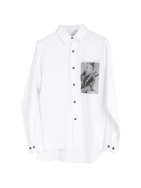 Société Anonyme button printed shirt White MYLOVESHIRTSA3U98CN100