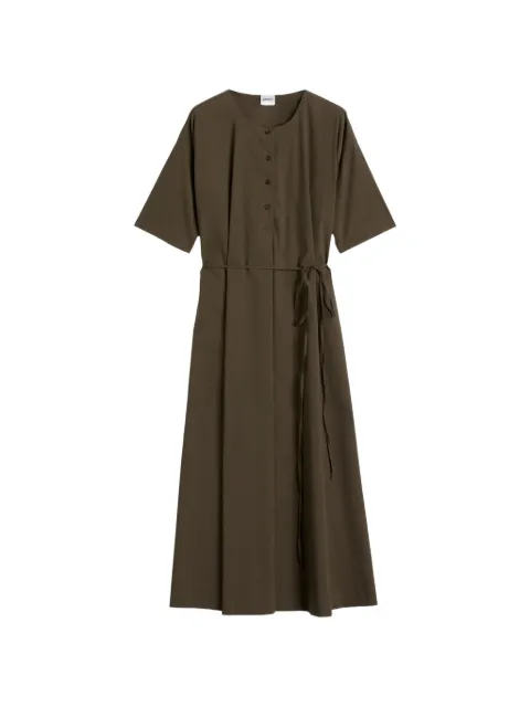 ASPESI tie-waist midi dress Green 2973P07601237