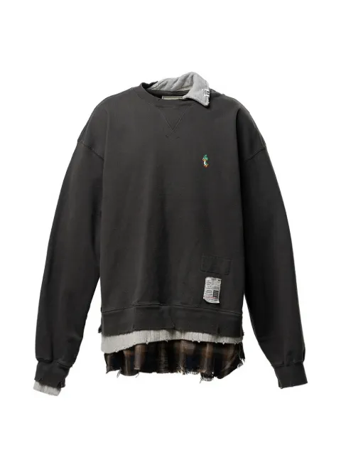 Maison MIHARA YASUHIRO layered sweatshirt Grey J16P07521