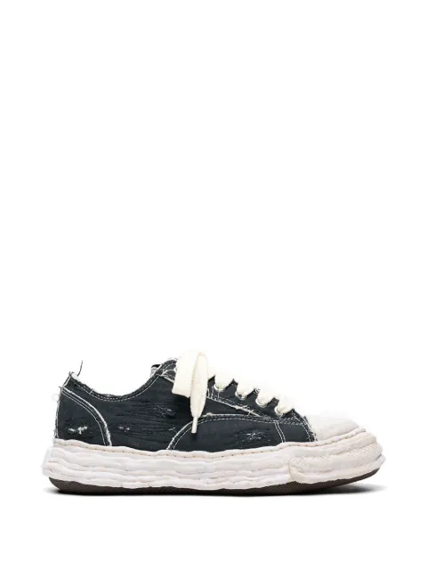 Maison MIHARA YASUHIRO Peterson23 ripped sole low-top sneakers Black A16FW723