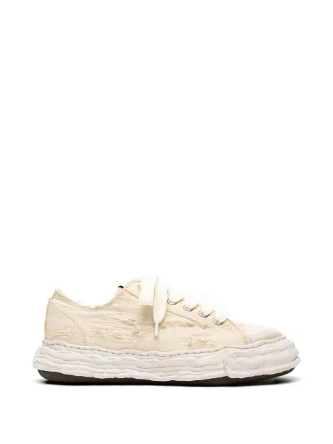 Maison MIHARA YASUHIRO Peterson23 ripped overdye sneakers Neutrals A16FW723