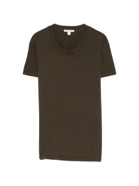 James Perse crew-neck T-shirt Brown WLJ3114