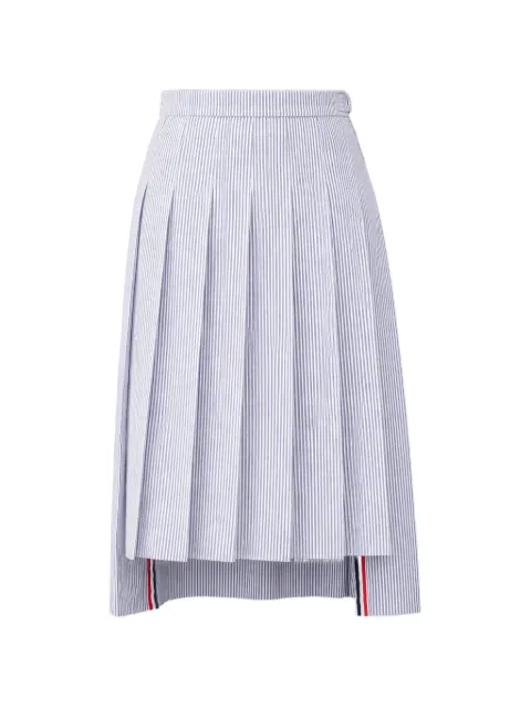 Thom Browne pleated midi skirt White FGC400V00572