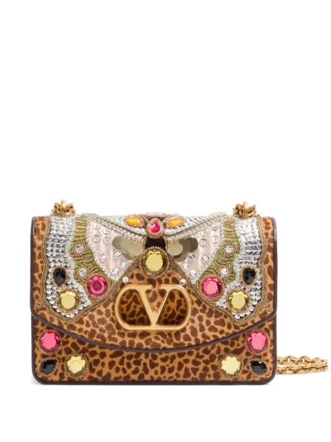 Valentino Garavani Vain chain-strap shoulder bag Brown WB0R16PBY