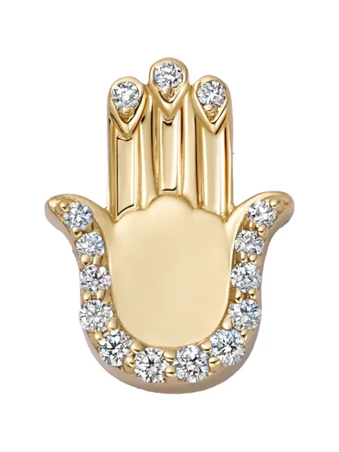 Loquet diamond hamsa charm Gold CHMHAMDIA18Y