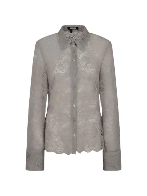 ROTATE BIRGER CHRISTENSEN lace shirt Grey 115704BCR2156039