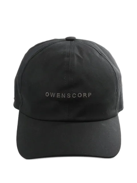 Rick Owens black baseball cap Black RA01F0800TEEM7