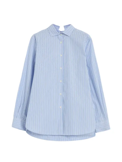 ASPESI striped button-down shirt White 5454D05025070