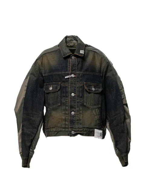 Maison MIHARA YASUHIRO panelled denim jacket Blue A16BL021
