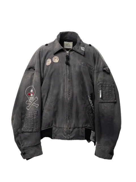 Maison MIHARA YASUHIRO sun faded like military jacket Grey J16BL171BK