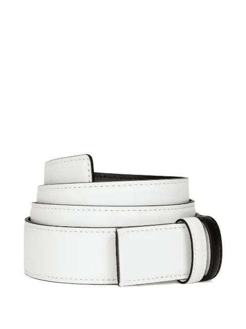 Dolce & Gabbana stitching-trim belt White BC4803AO729