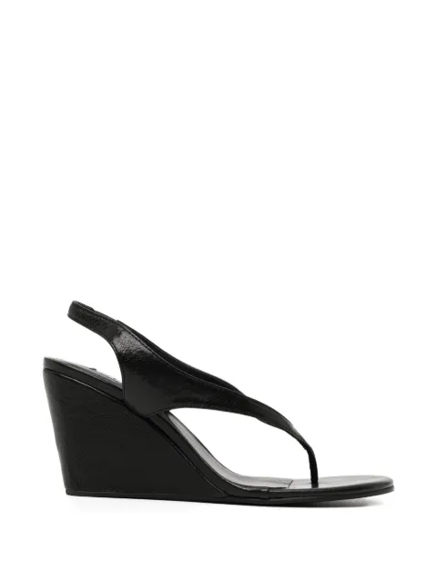 Senso 95mm Yoto I leather sandals Black YOTOI