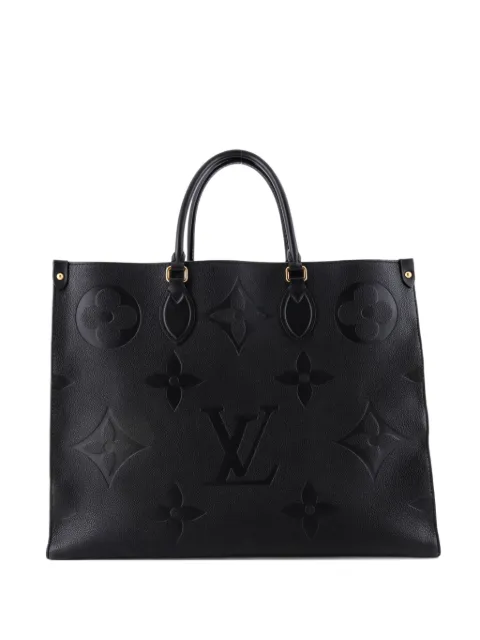 Louis Vuitton Pre-Owned OnTheGo Monogram Empreinte Giant GM tote bag Black LT98JXUYC48N0MCQ