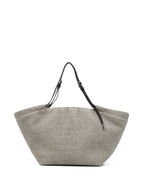Brunello Cucinelli woven tote bag Green MB96D2794C8850