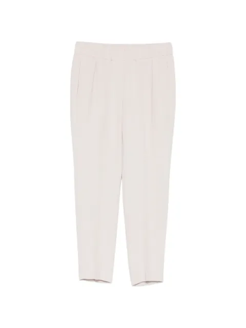 Brunello Cucinelli elasticated-waistband trousers Neutrals MA029P1673C2759