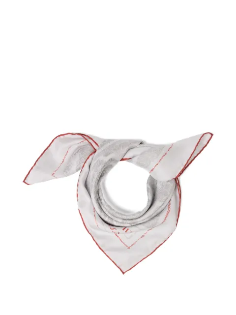 Jacquemus Le Paysan animal-print scarf Blue ACU00824AW00263