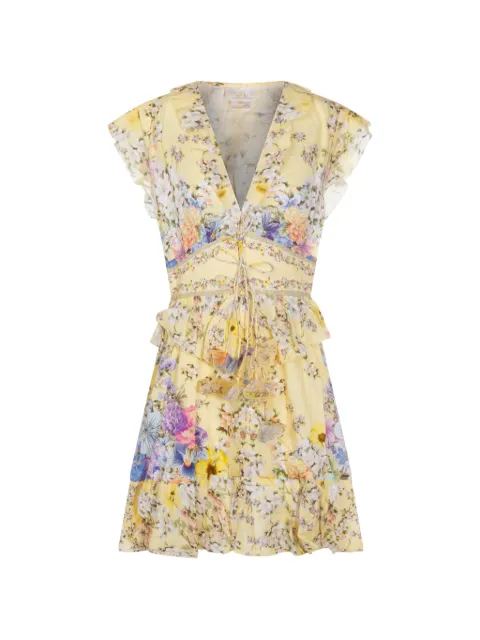 Camilla Darling Buds waisted dress Yellow 38764