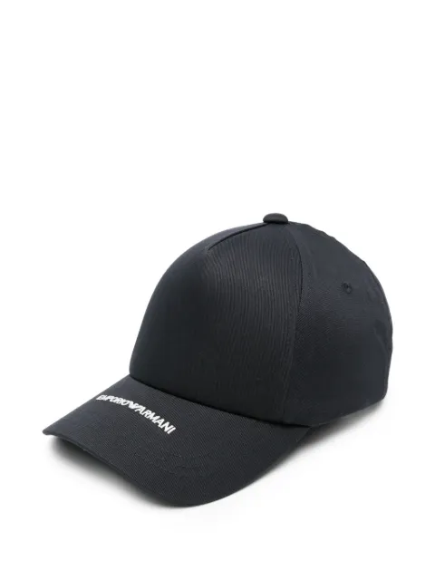 Emporio Armani logo-detail baseball cap Black EM004846AF23344