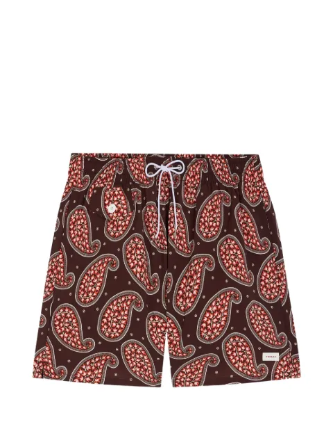 FURSAC paisley-print swim shorts Brown FHPMB00011