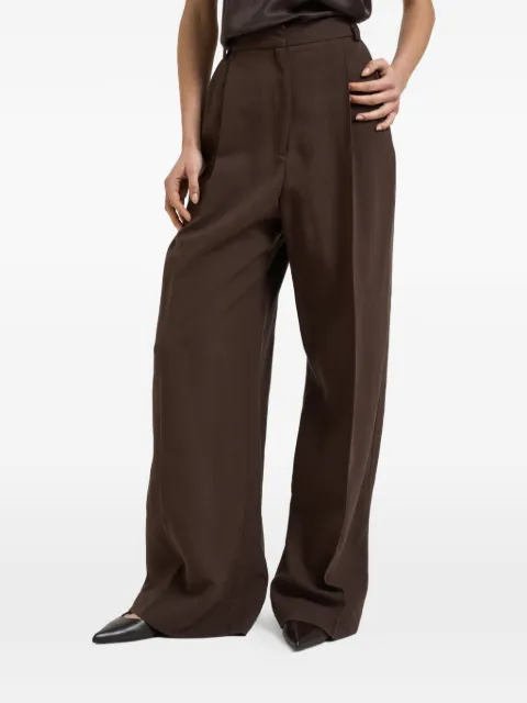 IRO pleated trousers Brown WP23HELIS