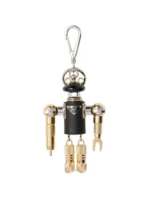 Prada robot key ring charm Black 1TR117VOOOEGR