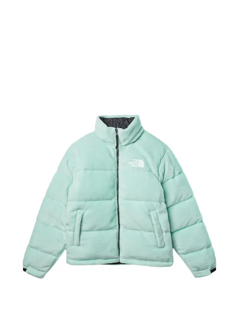 The North Face logo-detail padded jacket Green NF0A88XN10C