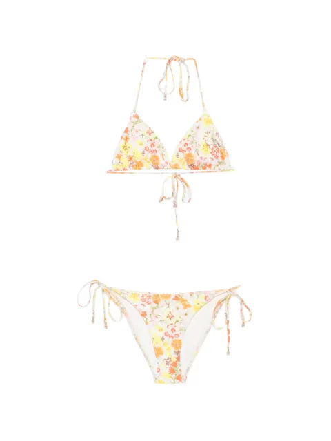 ZIMMERMANN Solstice floral-print bikini White 0106WSS265
