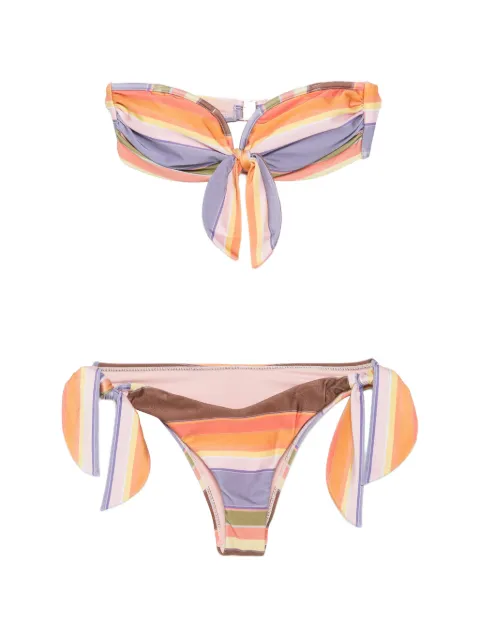 ZIMMERMANN Solstice scarf-tie bikini Orange 8375WSS265
