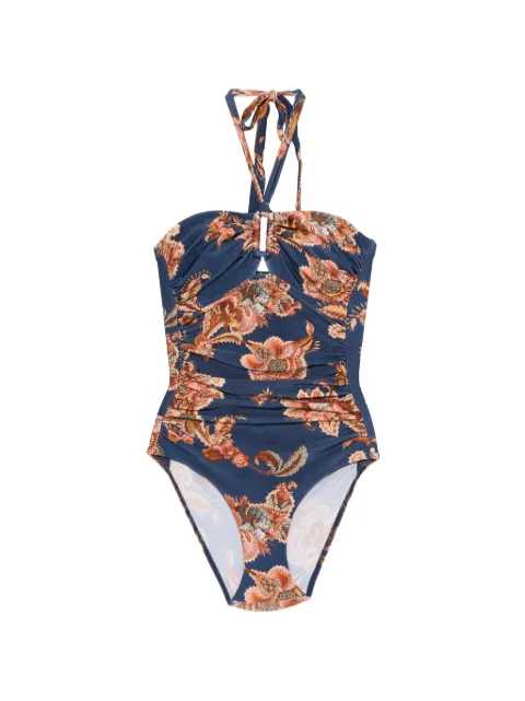 ZIMMERMANN Aster floral-print swimsuit Blue 0171WSS261NJCO