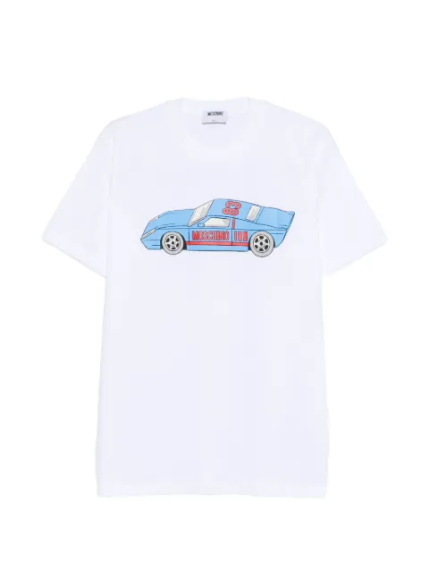 Moschino car-print T-shirt White A07030241