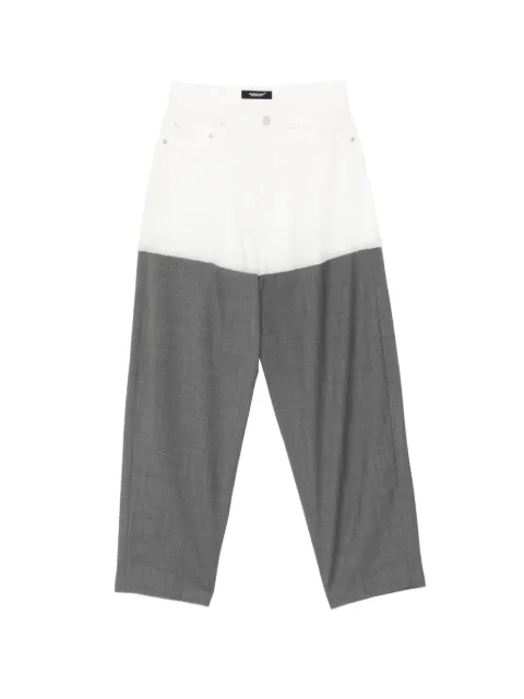 Undercover colour-block trousers Grey UC1E1511