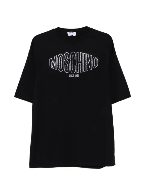 Moschino logo-detail T-shirt Black A071002411555