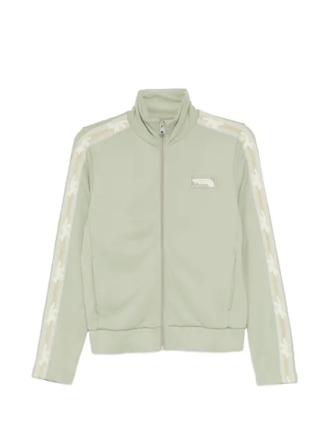 Maison Kitsuné flash-fox zipped sweatshirt Green OW02134KM0322