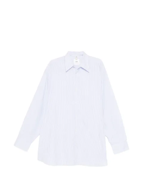 OAMC striped cotton shirt Blue OA5SMS14EPTR371435