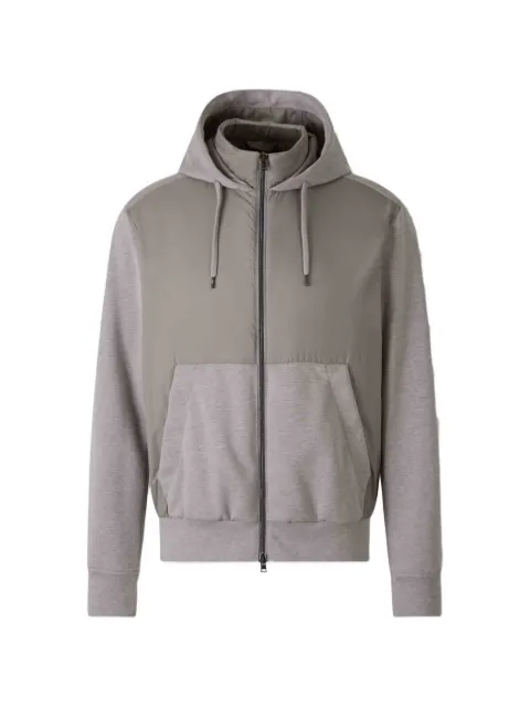 Herno hooded zip sweater Grey GI000590U12456Z