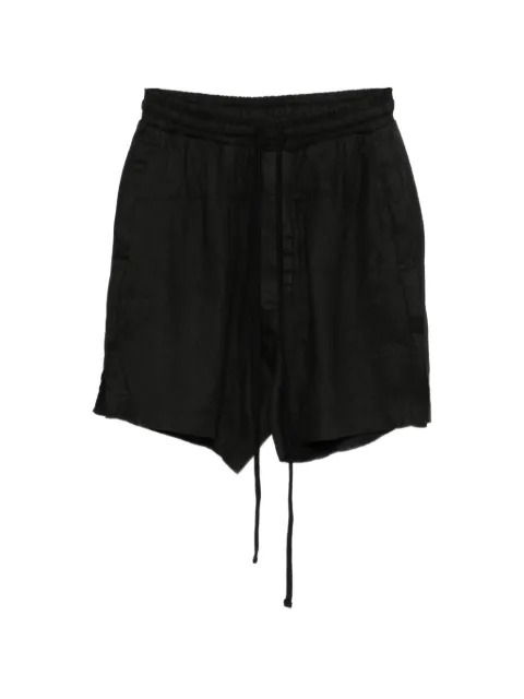 Thom Krom drawstring shorts Black MST524