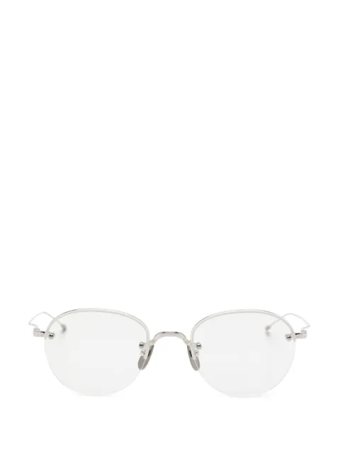 Thom Browne Eyewear round-frame glasses Silver UEO959A
